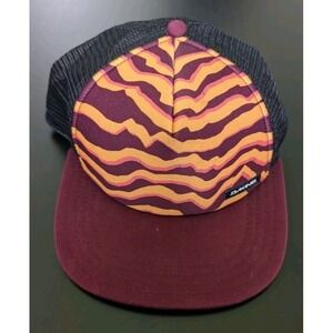 Dakine Trucker Hat Snap Back Mesh Tiger Stripes